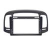 2 Din Car Radio Fascia Compatible with Accent 09-12 DVD Stereo Frame Plate Adapter Mounting Dash Installation Bezel Trim Kit(Black) view 1
