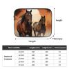 13 Inch Laptop Sleeve Bag Waterproof Shockproof Laptop Case Bags Lightweight Computer Skin Bag Brown Horse Silhouette Tablet Carrying Case view 4