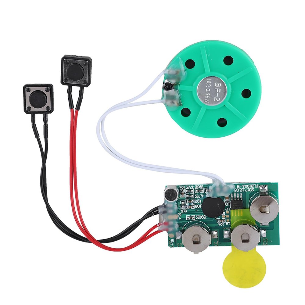 VELATEMOR 4 Minutes Recordable Sound Module, DIY Greeting Card Chip, Voice Sound Chip for Crafts, Christmas Cards, Jewelry Boxes