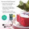 VELATEMOR 4 Minutes Recordable Sound Module, DIY Greeting Card Chip, Voice Sound Chip for Crafts, Christmas Cards, Jewelry Boxes view 3