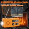 Emergency Radio Hand Crank Solar, 5000mAh/18500mWh Emergency Weather Radio, Solar Crank Radios with NOAA/AM/FM, Thermal Blanket, Paracord Bracele, for Outdoor & Home view 2