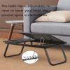 Adjustable Laptop Bed Desk,Cup Holder/Baffle/Folding Leg Portable Multifunctional Bed Tray Table,Writing Eating Bed Table Write (Pink 21.7inchs) view 3