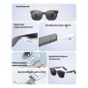 ciciglow Smart Glasses, Bluetooth 5.3 Sunglasses with Speaker, Noise Canceling Microphone, Touch Control, Smart Polarized Sunglasses for Women Men Outdoor Running Cycling view 3