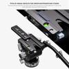 Leofoto Heavy Duty Video Camera Tripod Fluid Drag Pan Head with Arca Plate for DSLR Camera,Camcorders, 360 Rotating Tripod Head with Pan Lock, Load up to 33lbs (BV-20) view 4
