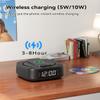 CD Player Portable,MONODEAL CD Players for Home,Desktop Portable CD Player with Bluetooth Speakers,Wireless Charging,Alarm Clock,SleepTimer,Supports CD/Bluetooth/FM Radio/USB Drive/AUX,Remote Control view 4