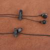 5 Pack Headphone Wire Clips Headset Cord Clip Earbud Cable Clips Black Earphone Cable Cord Clamp Hooks Collar Clothing Clip, Fixed Cables on The Clothes, for 2-4mm Wire view 3