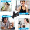 5 Pack Headphone Wire Clips Headset Cord Clip Earbud Cable Clips Black Earphone Cable Cord Clamp Hooks Collar Clothing Clip, Fixed Cables on The Clothes, for 2-4mm Wire view 4