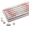 AKepopery 134 Keys PBT Japanese Keycaps, MOA Profile Sakura Pink Themed, 5 Side Dye Sublimation Keycaps Suitable for Mechanical Keyboard view 1