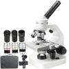 ddingsmafosee Compound Microscope for Adults & Kids-40x-2000x Hd Biological Microscope,Ebc Optical Coated Lenses Monocular Microscope,for Students,Schoollab & Home Education,with Mobile Phone Holder view 1