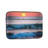 Stylish Sunset and Sunrise with Ocean Sea Waves Print Laptop Case  Slim & Lightweight Computer Sleeve for Most Laptops 13 inch 10-17 Inch view 1