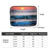 Stylish Sunset and Sunrise with Ocean Sea Waves Print Laptop Case  Slim & Lightweight Computer Sleeve for Most Laptops 13 inch 10-17 Inch view 4