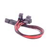 YWZBQL Wen ST IDE Male Port 1 to 4 Ways 3Pin Fan Male Port Cable D Plug to3 Pin Cooler Y Splitter Power Supply Cable 12V view 3