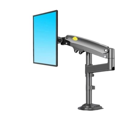 ADPVRLUQ H100 22-35 Inch Monitor Stand Arm Gas Spring Full Motion LCD TV Mount 2-12kg Double Arm Clamp Bracket(80-120mm Grommet)