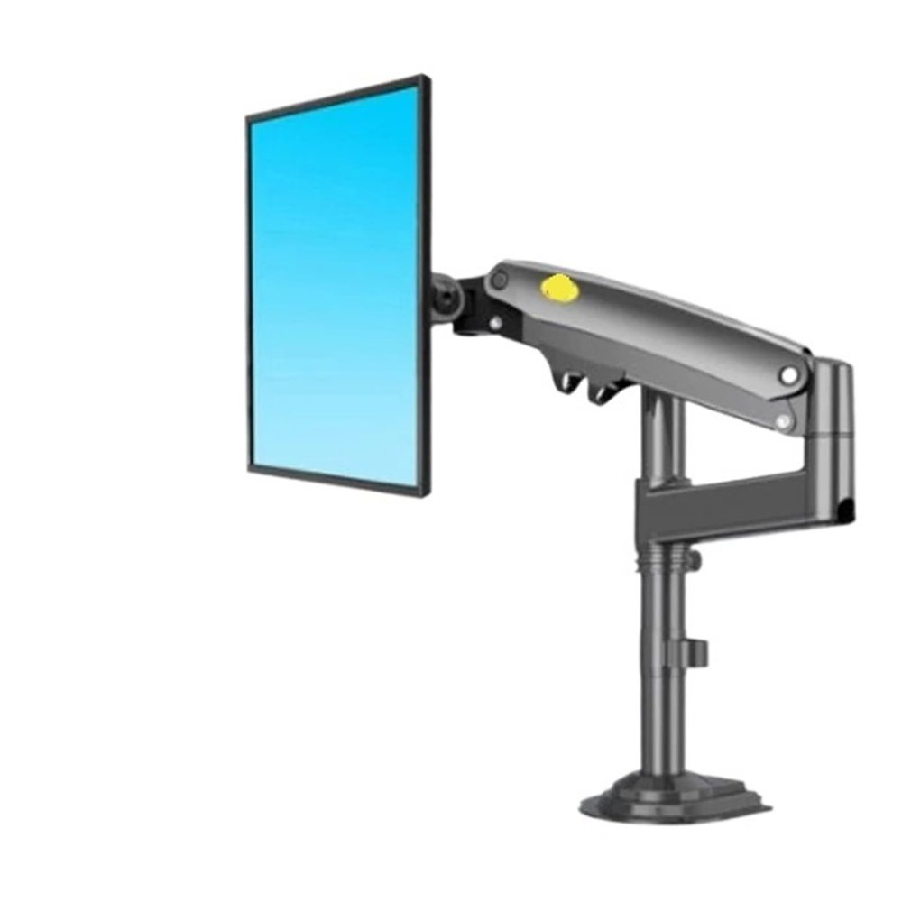 ADPVRLUQ H100 22-35 Inch Monitor Stand Arm Gas Spring Full Motion LCD TV Mount 2-12kg Double Arm Clamp Bracket(80-120mm Grommet)