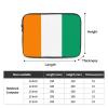 15 inch Laptop Case  Flag of Cote D'Ivoire Full-Print Canvas Handbag, Slim & Lightweight Computer Sleeve for Men and Women view 4