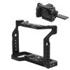 Camera Cage for A7, Protective Frame, Accurate Cutouts, Slide Quick Release, Compatible with Most Handles, Aviation Aluminum, Cold Shoe Mount view 1
