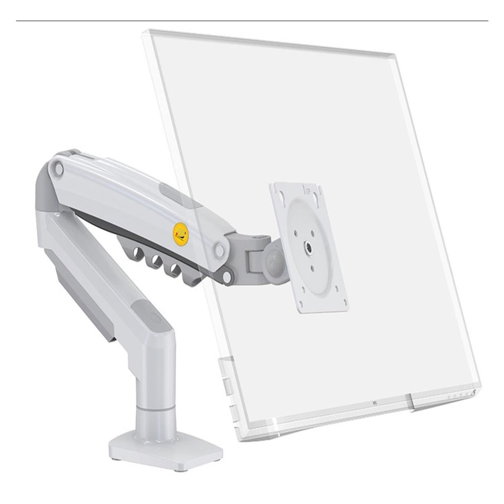 ADPVRLUQ F80 Desktop Gas Spring 17-30 inch LCD LED Monitor Stand mounting arm Full Motion Monitor Stand Load Capacity 2-9 kg(2025 Ver White)