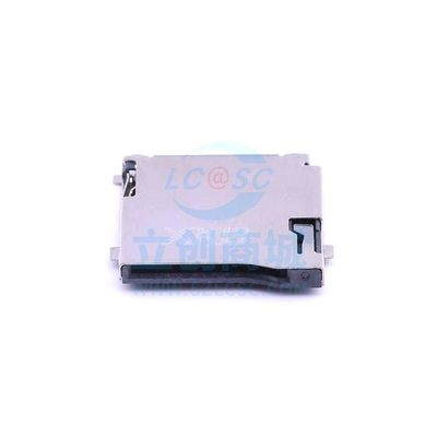 10 Pcs Card Socket Connector TF-Card External Welding self-Elastic Buckle, no Shrapnel SD Card Connector SMD Card Socket XKTF-N02-N