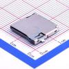 10 Pcs Card Socket Connector TF-Card External Welding self-Elastic Buckle, no Shrapnel SD Card Connector SMD Card Socket XKTF-N02-N view 3