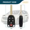 AKS KEYS Replacement for Honda Odyssey 2011 2012 2013 That Uses FCC 3248A-A04TAA CHIP ID: ID46 Compatible PN 35118-TK8-A20 35118-TK8-A30(Driver 1) and 5118-TK8-A40 (Driver 2) - 314 MHz (2) view 3