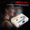 Portable Cassette Player, Transparent ABS with Colorful Buttons for Music view 3