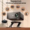 3-in-1 Adjustable Projector Mount Stand Universal Ceiling/Wall/Table Mount with 180 Dual-Axis Rotation, Multi-Hole Design, Anti-Slip Pads, 1/4" Screw Compatible for Mini & Standard Projectors view 3