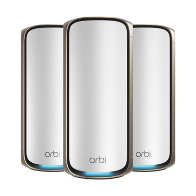 NETGEAR Orbi 970 Series Quad-Band WiFi 7 Mesh Network System (RBE973S) (Renewed)