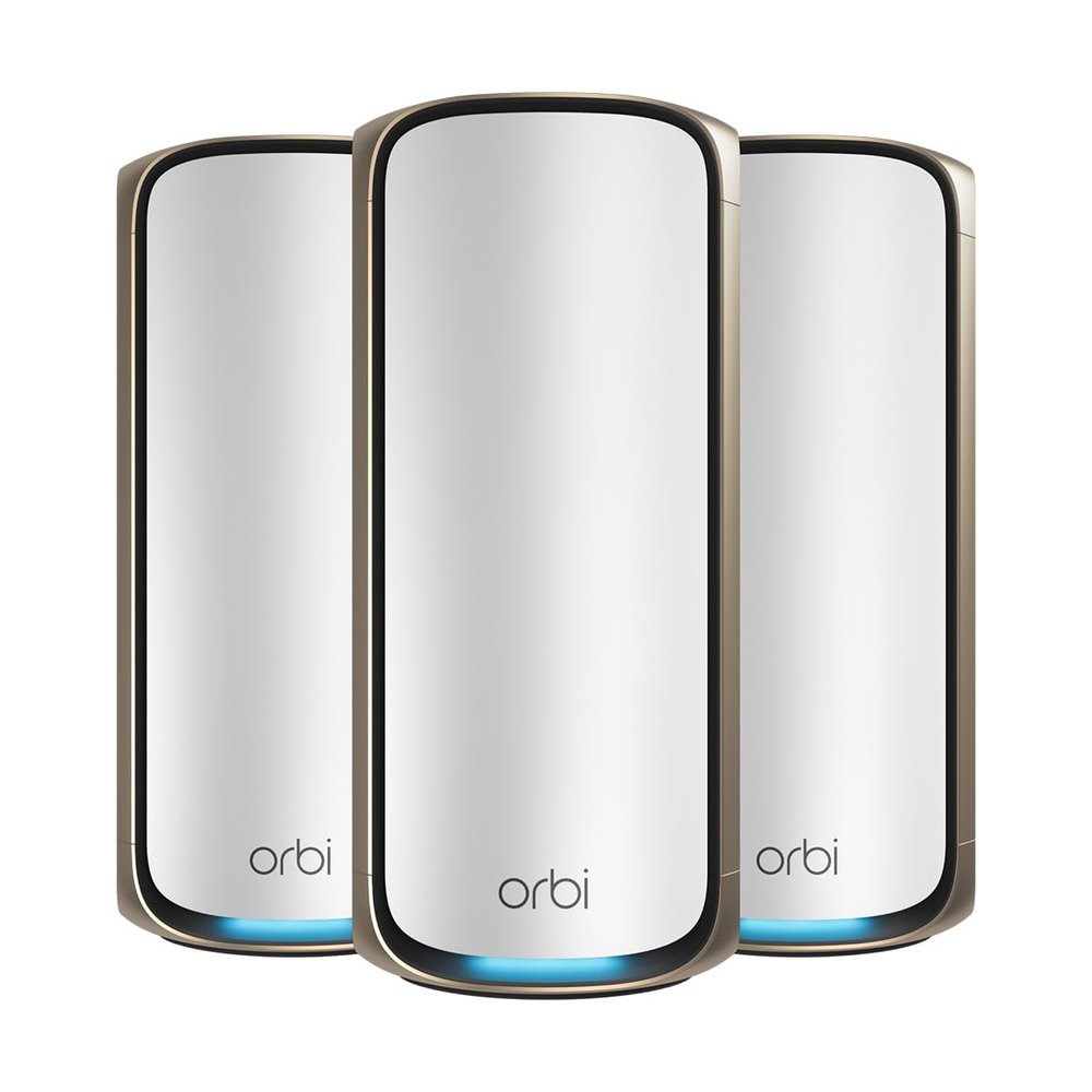 NETGEAR Orbi 970 Series Quad-Band WiFi 7 Mesh Network System (RBE973S) (Renewed)