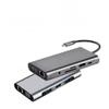 BOXUWFO HONGP 100M/1000Mbps Ethernet to USB C Adapter Docking Station USB TY>pe C to HDMI HUB 4K 30HZ(S101 10-in-1) view 1
