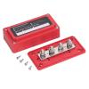Nutriess Bus Bar 48V 300A, Stud Power Distribution Block, Screw Terminal, M8, for Automobile Boat, Red, optimized for efficient power distribution and safety. (Red) view 1