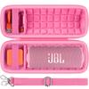 Baval Hard Portable Case Compatible With JBL Flip 7 Portable Wireless Bluetooth Waterproof Speaker(Pink Case) view 1