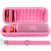 Baval Hard Portable Case Compatible With JBL Flip 7 Portable Wireless Bluetooth Waterproof Speaker(Pink Case) view 2