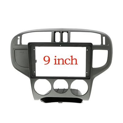 YSMDCYYSM 9 inch Car Fascia Radio Panel Compatible with Matrix 2001-2010 (Left Wheel) Dash Kit Install Facia Console Bezel Plate Adapter Trim Frame Panel