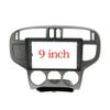 YSMDCYYSM 9 inch Car Fascia Radio Panel Compatible with Matrix 2001-2010 (Left Wheel) Dash Kit Install Facia Console Bezel Plate Adapter Trim Frame Panel view 1