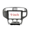 YSMDCYYSM 9 inch Car Fascia Radio Panel Compatible with Matrix 2001-2010 (Left Wheel) Dash Kit Install Facia Console Bezel Plate Adapter Trim Frame Panel view 2