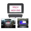 9 Inch Car Radio Fascia Frame Compatible with Sorento 2013 Video Panel Player Audio Dash Frame Dashboard Mount Kit Frame Panel view 2
