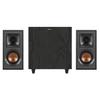 Klipsch Home Audio Bundle: R-41M Bookshelf Speakers (Pair) and R-80SWi 8" Wireless Subwoofer - Powerful Sound System with Deep Bass view 1