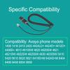 HIC-1 Adapter Cable of Headset Work with Avaya 2400 4400 4600 5400 5600 9400 9500 Series, 6416D+M, 6424D+M and QE4610 Phones view 2