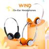FiiO Snowsky Wind 3.5mm ON-Ear Headphones for Recording Gaming with Microphone, 40mm Diaphragms Driver,HiFi Sound (Black) view 2