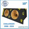 2008-2024 Challenger Dual Sealed Sub Box Subwoofer Enclosure Car Audio Speaker Box Custom Subwoofer Enclosure view 2