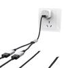 BOXUWFO HONGP USB Hub 2.0 USB Splitter 4 Port Power Adapter Cable Multiple Expander Dual USB Keyboard Printer(A to 4 USB 0.25m) view 4
