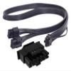 YWZBQL Wen ST for PF1 ARGB 850W 1000W 1050W 1200W 12VHPWR PCIe 5.0 Power Supply Cable Dual 8pin to 16pin PCI-e RTX4090 4080 4070 view 2