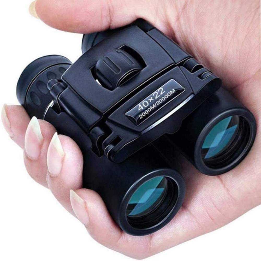 40X22 HD Powerful Binoculars 2000M Long Range Folding Mini Telescope Optics for Hunting Sports Outdoor Camping Travel
