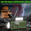 Emergency Radio Hand Crank Solar, 10000mAh/37000mWh Emergency Weather Radio view 2