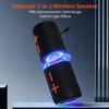 2 in 1 Magnetic Dual Splittable Bluetooth Speaker, IPX6 Waterproof Split Portable Wireless Speaker with 20W Loud Stereo Sound, Bluetooth V5.3, 24H Playtime, Multiple pairing for Home,Outdoor or Travel view 2