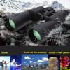 380X100 High Magnification HD Long Range Zoom 10-60 Times Telescope Wide Angle Binoculars view 3