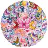 100pcs Butterfly Stickers, Waterproof Decals for Water Bottles Laptop Luggage Computer Scrapbooking Party Birthday Decorations view 1