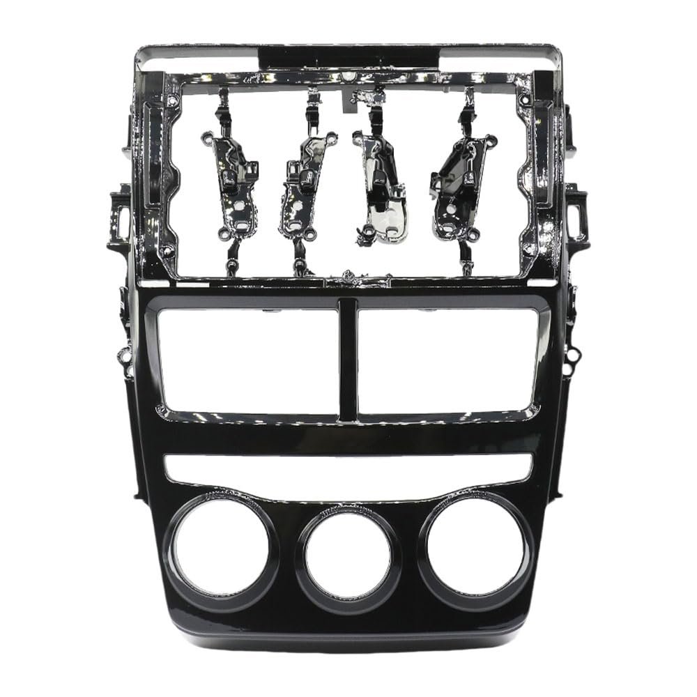 QIDALASER Car Radio Frame 9 Inch Fascia Adapter Android Dash Fitting Panel Kit for Toyota Vios Yaris 2017-2019 (Right MT Frame)