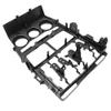 QIDALASER Car Radio Frame 9 Inch Fascia Adapter Android Dash Fitting Panel Kit for Toyota Vios Yaris 2017-2019 (Right MT Frame) view 3
