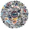 100pcs Fighter Plane Stickers - Military Aircraft Sticker Waterproof Decals for Water Bottles Laptop Luggage Computer Scrapbooking Teens Adults Girls Funny Party Birthday Decorations view 1